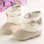 Pure White Princess Girl Newborn Baby Kids First Walkers Boots Shoes Infant Toddler Bebe Crib Snow Super Warm Soft Soled Booty - Image 6