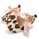 ROMIRUS Leopard Princess Baby Kids Girls Crib Babe Mary Jane Bow knot Shoes First Walkers For Infant Toddler Casual Ballet - Image 3