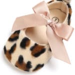 ROMIRUS Leopard Princess Baby Kids Girls Crib Babe Mary Jane Bow knot Shoes First Walkers For Infant Toddler Casual Ballet - Image 6