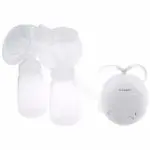 Real Bubee Convenient USB PP Double Electric Breast Pump With Milk Bottle BPA free Powerful Breast Pumps Baby Breast Feeding - Image 2
