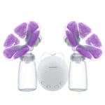 Real Bubee Convenient USB PP Double Electric Breast Pump With Milk Bottle BPA free Powerful Breast Pumps Baby Breast Feeding - Image 3