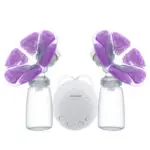 Real Bubee Convenient USB PP Double Electric Breast Pump With Milk Bottle BPA free Powerful Breast Pumps Baby Breast Feeding - Image 3