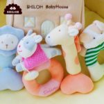 SHILOH Soft Plush Stuffed Toy Infants Baby Hand Toy Rattles High-Class Rattle Boy Girl Kid Infant Gift Newborn Toys Plush Doll - Image 2