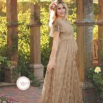 SLYXSHNew Maternity Photography Props Pregnancy Clothes Maternity photography Dress Cotton Maternity Dress For photography Props - Image 4