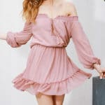 SMDPPWDBB Maternity Dress Beach Dress Autumn Summer Women Dress Long Sleeve Casual Sexy Wide Boat Neck Dresses Vestidos - Image 3
