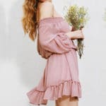 SMDPPWDBB Maternity Dress Beach Dress Autumn Summer Women Dress Long Sleeve Casual Sexy Wide Boat Neck Dresses Vestidos - Image 5
