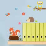 Safari Adventure Decorative Wall Art Stickers Crazy Jungle Animals Baby Nursery Wall Sticker Decals - Image 3