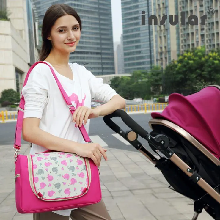 Shipping Free Fashion Baby Diaper Bag Stroller Bag Messenger Mommy Bag Nappy Bags - Image 3