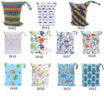 [Sigzagor]1 Wet Dry Bag,Diaper Bag Nappy Bag,Insert,Two Zippered Baby Waterproof, Reusable,Skull,Jack,Skeleton, 90 Designs - Image 4