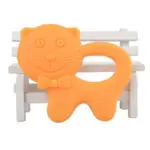 Silicone Baby Teether Pacified Teething Toys Cute Cat Teether Chewable Baby Pacifier Dummy Teether - Image 2