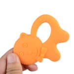 Silicone Baby Teether Pacified Teething Toys Cute Cat Teether Chewable Baby Pacifier Dummy Teether - Image 4