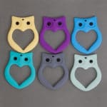 Silicone Owl Teething Pacifier Pendant Teeth Toy Soother Teether Baby Kids - Image 2