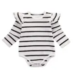 Striped Baby Bodysuits Newborn Kids Baby Boy Girl Long Sleeve Jumpsuit Bodysuit Clothes Outfit One-Pieces Infant Clothing