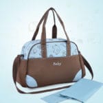 Stylish tote diaper bag baby nappy changing stroller bags maternity mother handbag shoulder mommy bag