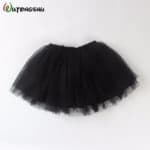 Summer Baby Girl Clothe Black Pink Tutu Skirt Kids Princess Girls Skirt Ball Gown Pettiskirt Birthday Party Kawaii Skirts 3M-24m - Image 2