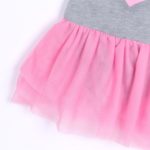 Summer Cotton TUTU Blend Baby Dress Puffy Tutu Dress Love Print Short Sleeve Dress Baby Dress - Image 5