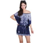 Summer Ice Silk Sexy  Maternity Dresses  For Pregnant Women Clothing O-neck Butterfly Sleeve Slim Pregnancy Dress Wear B0191