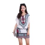 Summer Ice Silk Sexy  Maternity Dresses  For Pregnant Women Clothing O-neck Butterfly Sleeve Slim Pregnancy Dress Wear B0191 - Image 3