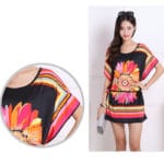 Summer Ice Silk Sexy  Maternity Dresses  For Pregnant Women Clothing O-neck Butterfly Sleeve Slim Pregnancy Dress Wear B0191 - Image 6