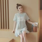 Summer Pregnant Women Dresses Maternity Dresses Fashion  Short Sleeve Dress For Pregnant Wome