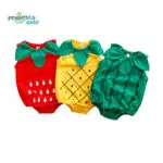 Summer Sleeveless Baby Bodysuit Fruit Shaped Baby Clothes Infant Boy Girl Strawberry Watermelon Jumpsuits Toddler Cute Costumes