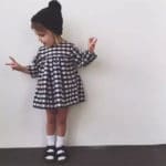 Sun Moon Kids Princess Dress High Waist Baby Girl Christening Gowns Lattice Dresses For Kids Long Sleeves Children's Dress
