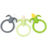 TYRY.HU BPA Free Corn Shape Silicone Teether Chewable Baby Teether Pendant Kids Nursing Necklace Pacifier Chain Teething Toys - Image 2