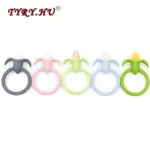 TYRY.HU BPA Free Corn Shape Silicone Teether Chewable Baby Teether Pendant Kids Nursing Necklace Pacifier Chain Teething Toys