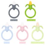 TYRY.HU BPA Free Corn Shape Silicone Teether Chewable Baby Teether Pendant Kids Nursing Necklace Pacifier Chain Teething Toys - Image 5