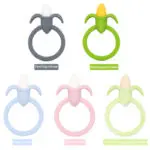 TYRY.HU BPA Free Corn Shape Silicone Teether Chewable Baby Teether Pendant Kids Nursing Necklace Pacifier Chain Teething Toys - Image 5