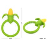 TYRY.HU BPA Free Corn Shape Silicone Teether Chewable Baby Teether Pendant Kids Nursing Necklace Pacifier Chain Teething Toys - Image 6