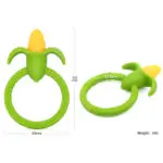 TYRY.HU BPA Free Corn Shape Silicone Teether Chewable Baby Teether Pendant Kids Nursing Necklace Pacifier Chain Teething Toys - Image 6