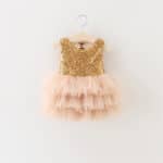 Toddler Girl Baptism Dress Christmas Costume Gold Sequins Baby Girl 1 Year Birthday Dress Kids Party Wear Tutu Dresses For Girls - Image 2