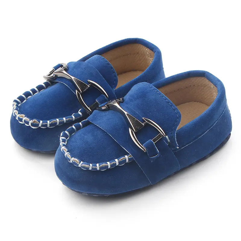 TongYouYuan Newborn Baby Boys Kids Shoes Crib Bebe Infant Toddler Classic Fashion Metal Buckle First Walkers Loafers - Image 6