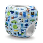 Unisex Waterproof Adjustable Swim Diaper Pant 10-40 lbs Swim Diapers Reusable Baby Diapers Nappies Washable Pool Cover One Size