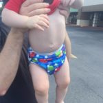 Unisex Waterproof Adjustable Swim Diaper Pant 10-40 lbs Swim Diapers Reusable Baby Diapers Nappies Washable Pool Cover One Size - Image 4