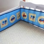Blue Tranportation 3 Piece baby Crib Nursery Set - Image 4