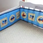 Blue Tranportation 3 Piece baby Crib Nursery Set - Image 4