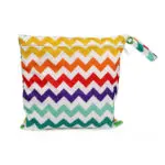 Useful Diaper Bag Reusable Baby Cloth Diaper Nappy Wet&Dry Bag Swimmer Zipper Tote - Image 6