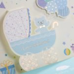 WISHMADE Baby Boy Christening Celebrate Invitation Cards Baby Shower Party Invitation Cards Birthday Cards CW5302 - Image 2