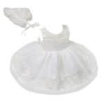 White Color Newest Birthday Baby Girls Dresses Christening Gowns Infant Newborn Babies Baptism Embroidered Princess Dresses - Image 3