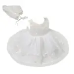 White Color Newest Birthday Baby Girls Dresses Christening Gowns Infant Newborn Babies Baptism Embroidered Princess Dresses - Image 3
