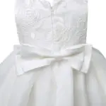 White Color Newest Birthday Baby Girls Dresses Christening Gowns Infant Newborn Babies Baptism Embroidered Princess Dresses - Image 4