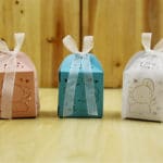 Wholesale 200pcs Laser Cut Candy Box Baby Shower Favor Boxes Baptism Gift Box Christening Party Souvenir for guests - Image 2