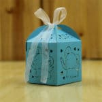 Wholesale 200pcs Laser Cut Candy Box Baby Shower Favor Boxes Baptism Gift Box Christening Party Souvenir for guests - Image 3