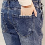 Ripped Hole Pockets Maternity Overalls Loose Adjustable Bib Pants Clothes for Pregnant Women Pregnancy Jeans Jumpsuit - Image 5
