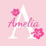 YOYOYU Personalized Name Baby Nursery Room Wall Sticker Custom Name For Girl and Boy Wall Decal Nursery Mural Poster Decor  W-27 - Image 2