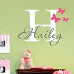YOYOYU Personalized Name Baby Nursery Room Wall Sticker Custom Name For Girl and Boy Wall Decal Nursery Mural Poster Decor  W-27 - Image 3