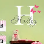 YOYOYU Personalized Name Baby Nursery Room Wall Sticker Custom Name For Girl and Boy Wall Decal Nursery Mural Poster Decor  W-27 - Image 3