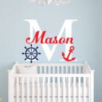 YOYOYU Personalized Name Baby Nursery Room Wall Sticker Custom Name For Girl and Boy Wall Decal Nursery Mural Poster Decor  W-27 - Image 5
